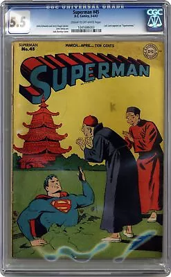 Buy Superman #45 CGC 5.5 1947 1041686003 • 365.96£