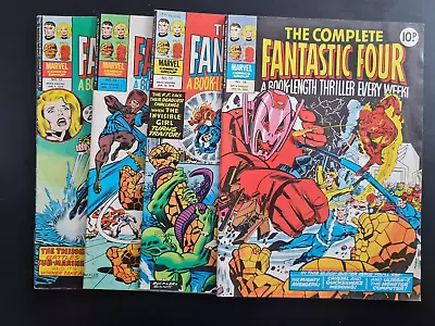 Buy The Complete Fantastic Four #15 #16 #17 #18 Marvel Uk Weekly 1978 • 1.99£