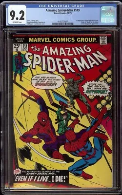 Buy Amazing Spider-Man # 149 CGC 9.2 Off-White (Marvel, 1975) 1st Appear Ben Reilly • 252.40£