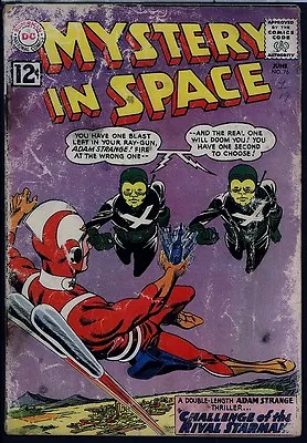 Buy Mystery In Space 76 Adam Strange Rival Starman Complete Intact 1962 DC Low Grade • 7.73£