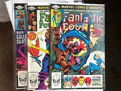 Buy Fantastic Four 242, 243, 244 (1982) Avengers, Dr Strange Vs Galactus. Byrne Art • 37.99£