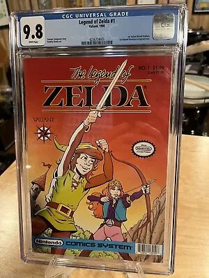 Buy The Legend Of Zelda 1 CGC 9.8 Valiant 1st Print! • 1,086.48£