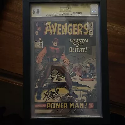 Buy Marvel Comic The Avengers Signed By Stan Lee #21 - 6.0 • 400£