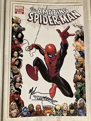 Buy Amazing Spider-Man #602  Variant, Signed By Mike McKone / Barry Kitson New Cond • 19.41£