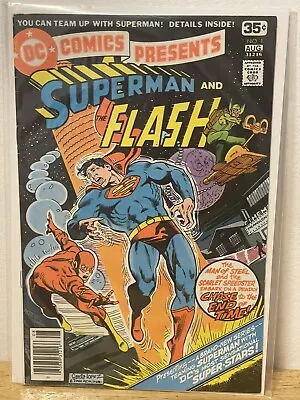 Buy DC Comics Presents #1 4th Superman Flash Race VF+ • 9.99£