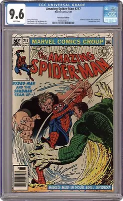 Buy Amazing Spider-Man #217N Newsstand Variant CGC 9.6 1981 4401859012 • 77.80£