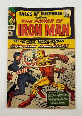 Buy Tales Of Suspense #58 Marvel Comics 1964 1st Cap In Title 2nd Kraven VG/Fine 5.0 • 111.83£