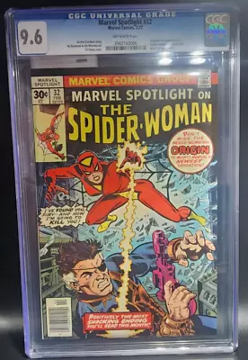 Buy Marvel Spotlight #32 - 1st Appearance Of Jessica Drew As Spider-Woman! CGC 9.6! • 368.88£