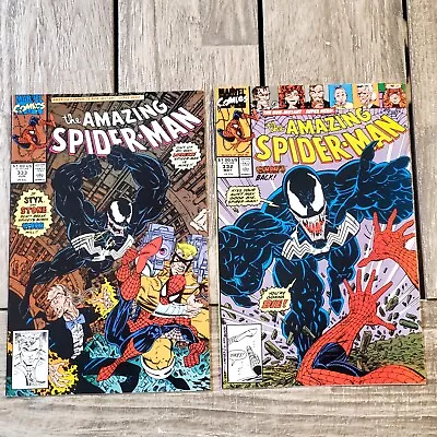 Buy Amazing Spider-man #332 & #333 - Two Classic Venom Issues • 11.65£