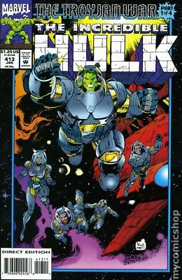 Buy Incredible Hulk #413 VG 1994 Stock Image Low Grade • 2.10£