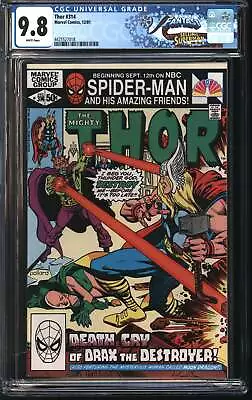 Buy Marvel Comics Thor 314 12/81 FANTAST CGC 9.8 White Pages • 128.14£