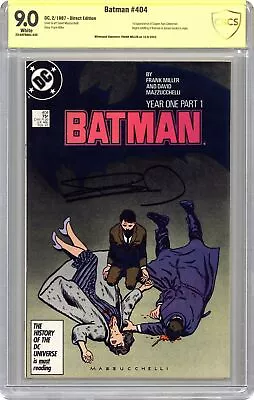 Buy Batman #404 CBCS 9.0 SS Frank Miller 1987 23-0AFB6AC-039 • 178.62£