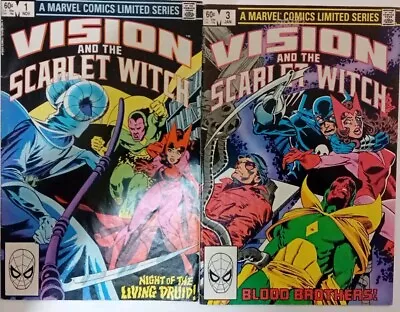 Buy Marvel Comics Vision And The Scarlet Witch #1, #3 (1982) Key: 1st App Samhain • 2£