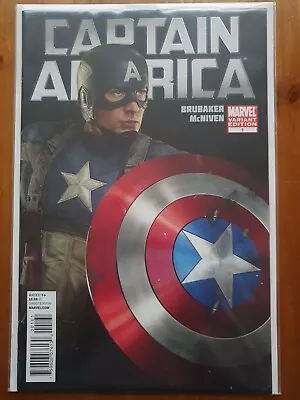 Buy Captain America Vol Volume 6 No Number  1 Variant Movie Brubaker McNiven 2011  • 100£