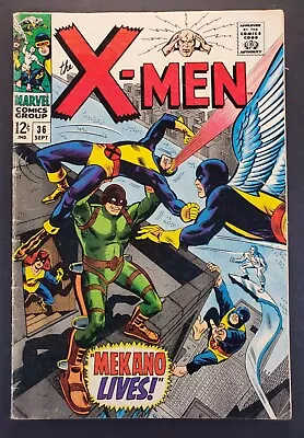 Buy Uncanny X-Men #36 1st Appearance Of Mekano Marvel Comics 1967 • 27.18£