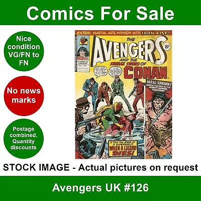 Buy Avengers UK #126 Comic - VG/FN Clean 14 February 1976 - Marvel UK • 5.99£