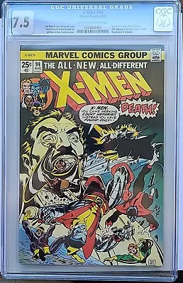 Buy X-Men #94 CGC 7.5 VF - KEY ISSUE 🔑 Wolverine Storm Nightcrawler Colossus 🔥 • 609.64£