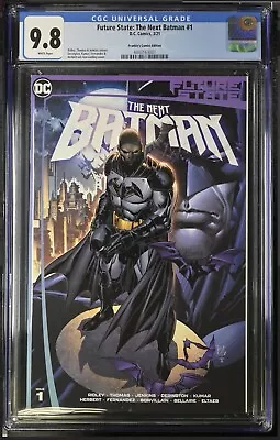 Buy Future State: The Next Batman 1 CGC 9.8 FRANKIE’S COMICS EDITION - LASHLEY • 60£