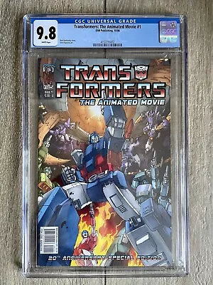 Buy Transformers The Animated Movie #1 CLASSIC Transformers KEY - CGC 9.8 • 194.15£