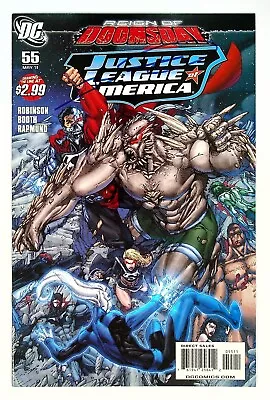 Buy Justice League Of America #55 Signed By Brett Booth DC Comics 2011 • 11.66£