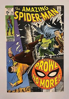 Buy Amazing Spiderman 79! 1969! 2nd Appearance Of The Prowler! FN/VF (7.0) • 63.68£