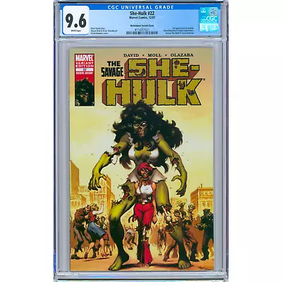 Buy She-Hulk #22 2007 Marvel CGC 9.6 [McGuinness Variant] 1st Appearance Of Jazinda • 77.66£