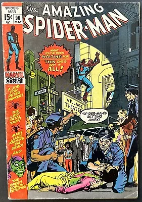 Buy The Amazing Spider-man Comic #96 (marvel,1971) Bronze Age ~ • 38.83£