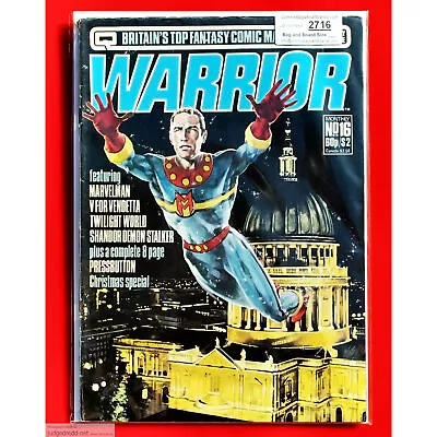 Buy Warrior # 16  1st Print V For Vendetta Alan Moore Magazine Comic UK (Lot 2716 • 12.49£