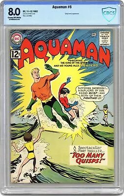 Buy Aquaman #6 CBCS 8.0 1962 22-0692A42-049 • 178.62£