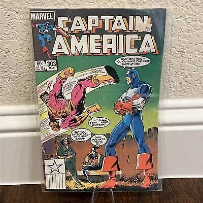 Buy 1984 Marvel Comics #303 Captain America VF +/- • 7.77£