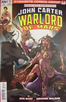 Buy John Carter Warlord Of Mars 3 C Dynamite Variant Comic Lupacchino 2015 Vf/nm • 2.33£