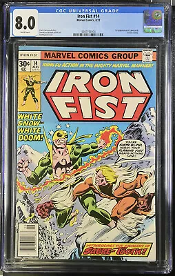 Buy Iron Fist #14 (1997) - Cgc Grade 8.0 - 1st Appearance Of Sabretooth Victor Creed • 349.47£