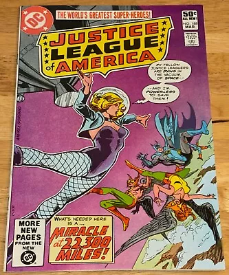 Buy Justice League Of America/JLA 188 VF+ 1981 DC Wonder Woman Flash Hawkman Zatanna • 3.88£