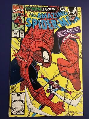 Buy The Amazing Spider-Man #345 3/91 Cletus Kasaday Symbiote Marvel Comics A4 • 21.74£