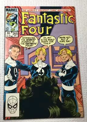 Buy Vintage Comic Book Fantastic Four #265 She-Hulk Joins John Byrne Marvel 1984 • 5.43£