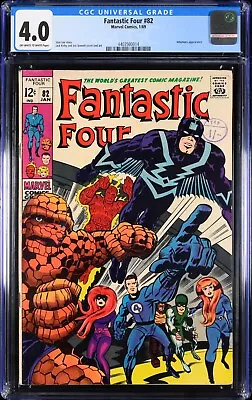 Buy Fantastic Four #82 1/1969 CGC 4.0 OW/W Maximus The Mad 4403500014 • 90£