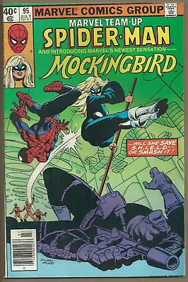 Buy 🔥marvel Team-up #95*frank Miller*1980*1st App. Of Mockingbird*newsstand*vf/fn* • 23.29£