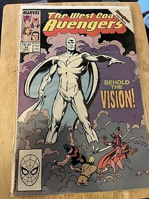 Buy The West Coast Avengers #45 1st App Of White Vision • 27.50£