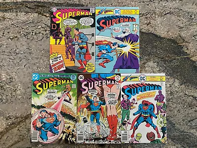 Buy Dc Superman Lot Of 5 Comic Books #191 #295 #299 #307 #308 • 23.30£