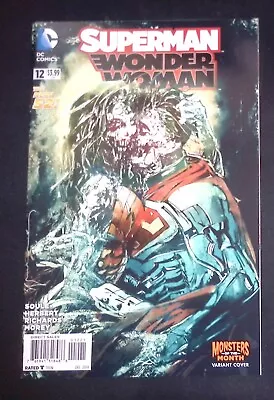 Buy Superman Wonder Woman #12 New 52 DC Comics Monsters Of The Month Variant NM • 5.99£