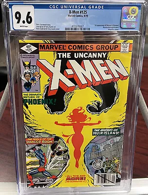 Buy Uncanny X-Men #125 CGC 9.6 - 1st Appearance Of MUTANT X Proteus - Direct Edition • 194.14£