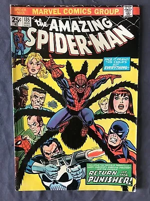 Buy Amazing Spider-Man # 135 - 2nd Appearance Of The Punisher - Tarantula Origin - M • 76.11£