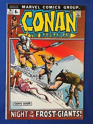 Buy Conan The Barbarian #16 VFN- (7.5) MARVEL ( Vol 1 1972) Barry Smith Art  • 32£