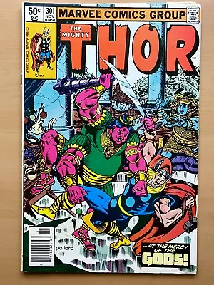 Buy Thor #301 (VF-). For The Life Of Asgard!  Marvel Comics 1980. • 3.88£