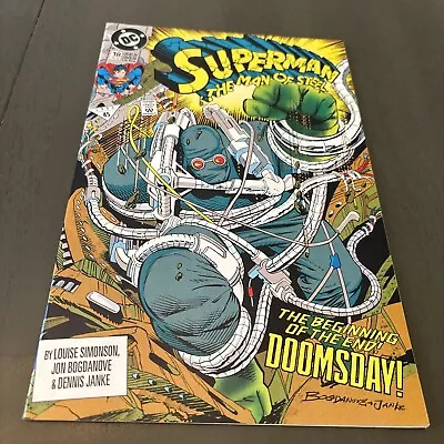 Buy Superman: The Man Of Steel 18 (December 1992) First Full Appearance Of Doomsday! • 7.77£