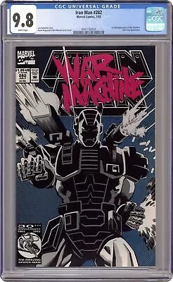 Buy Iron Man #282D CGC 9.8 1992 4441193024 1st Full App. War Machine • 205.80£