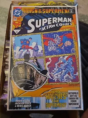 Buy Action Comics 689 1st Black Suit Superman HBO Max Snyder Cut VF 1993 • 3.88£