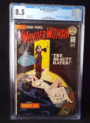 Buy WONDER WOMAN #200  CGC 8.5  OW/W Pages  --  Jeff Jones Cover • 182.50£