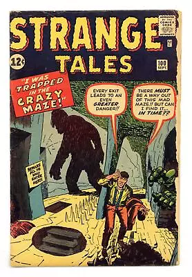 Buy Strange Tales #100 GD+ 2.5 1962 • 34.17£