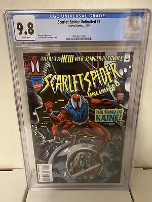 Buy Scarlet Spider Unlimited #1 CGC 9.8 NM+/M Marvel Comics 1995 White Pages • 58.24£